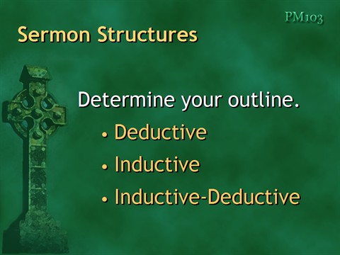 Homilical Outline Video 4 - Homiletical Arrangement: The Outline and Structure Part 1
